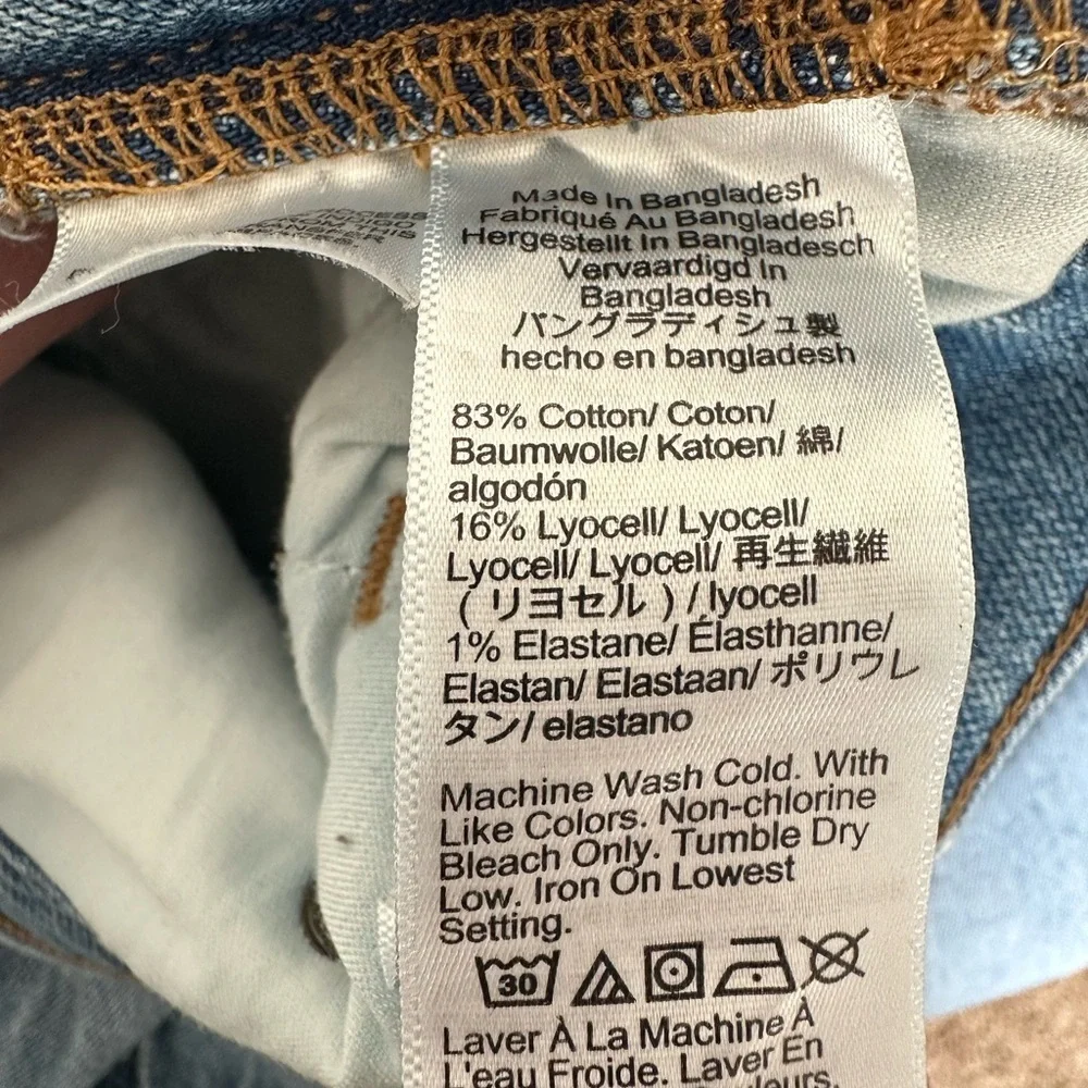 J. Crew Jeans Women’s 31 Blue Classic Vintage High Rise Light Wash Ankle Jean